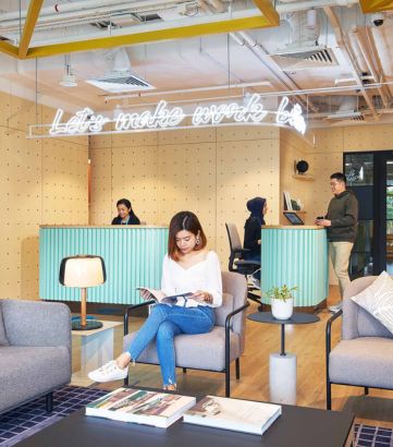JustCo - Asia Green - interior view 1