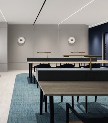 The Work Boulevard - Raffles Place - interior view 2