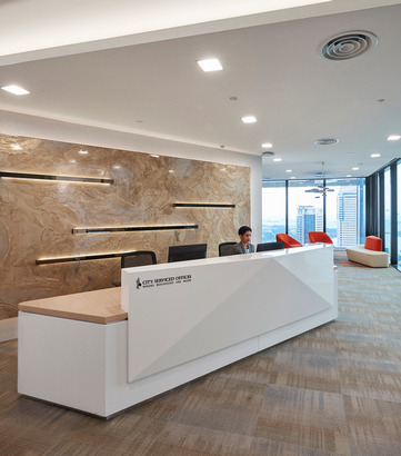 City Serviced Offices - South Beach Tower - interior view 4
