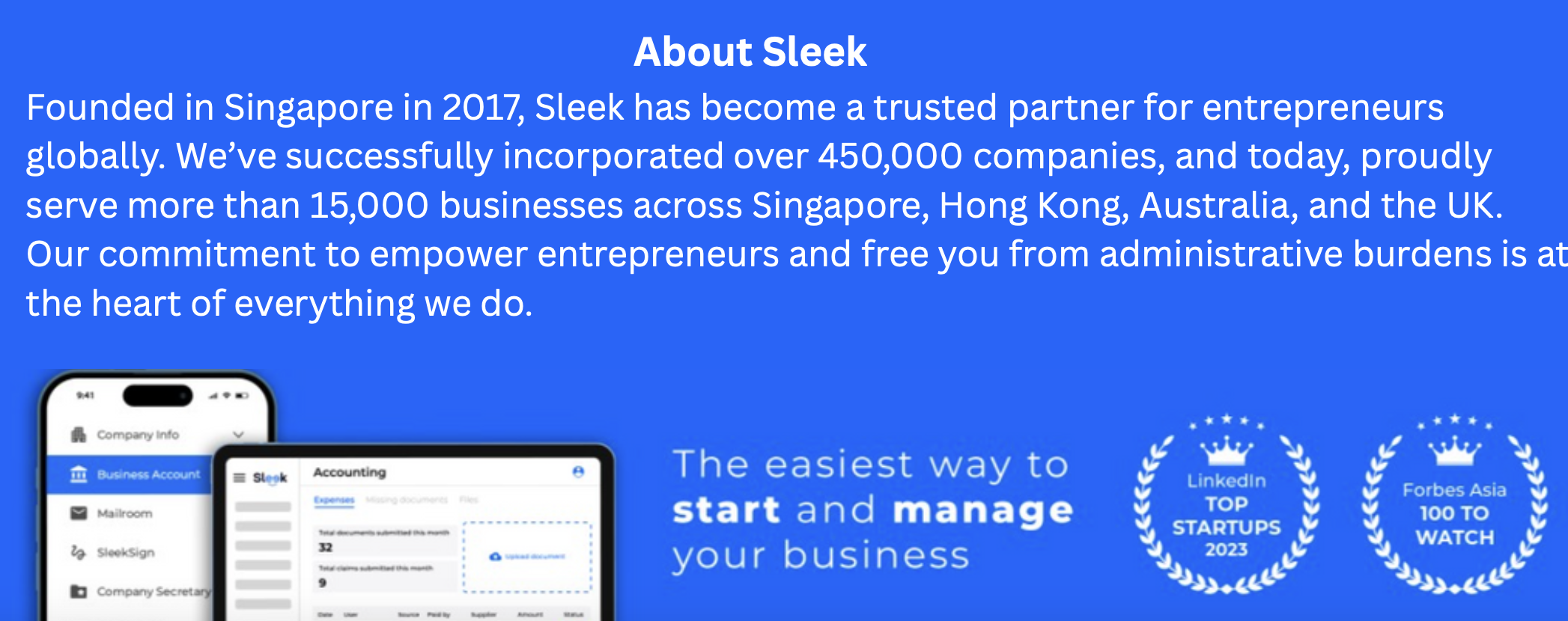 Sleek - Work-Buddy benefits